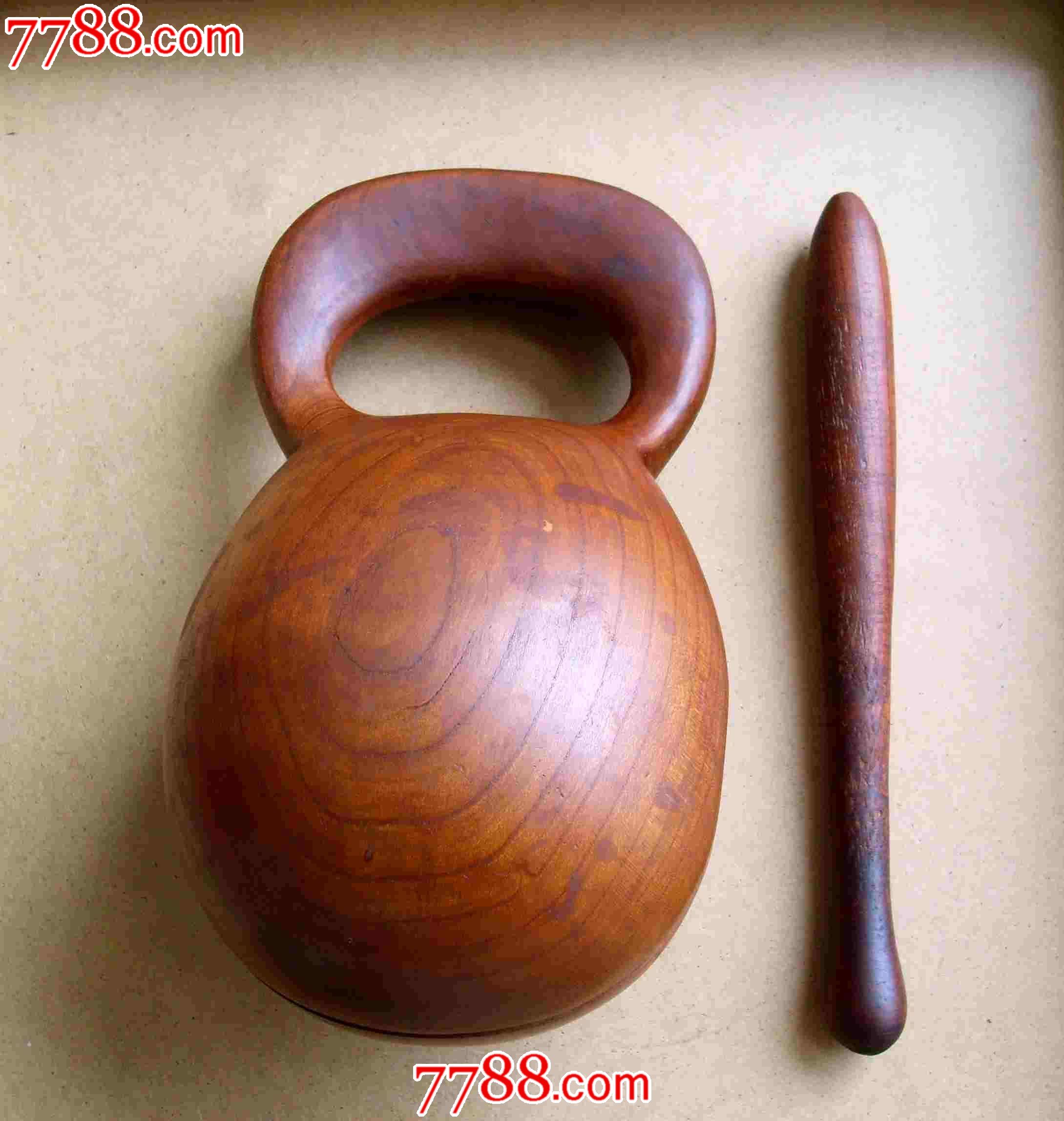 然原色无油漆大号响木木鱼---精品法器木鱼静心地念佛法器