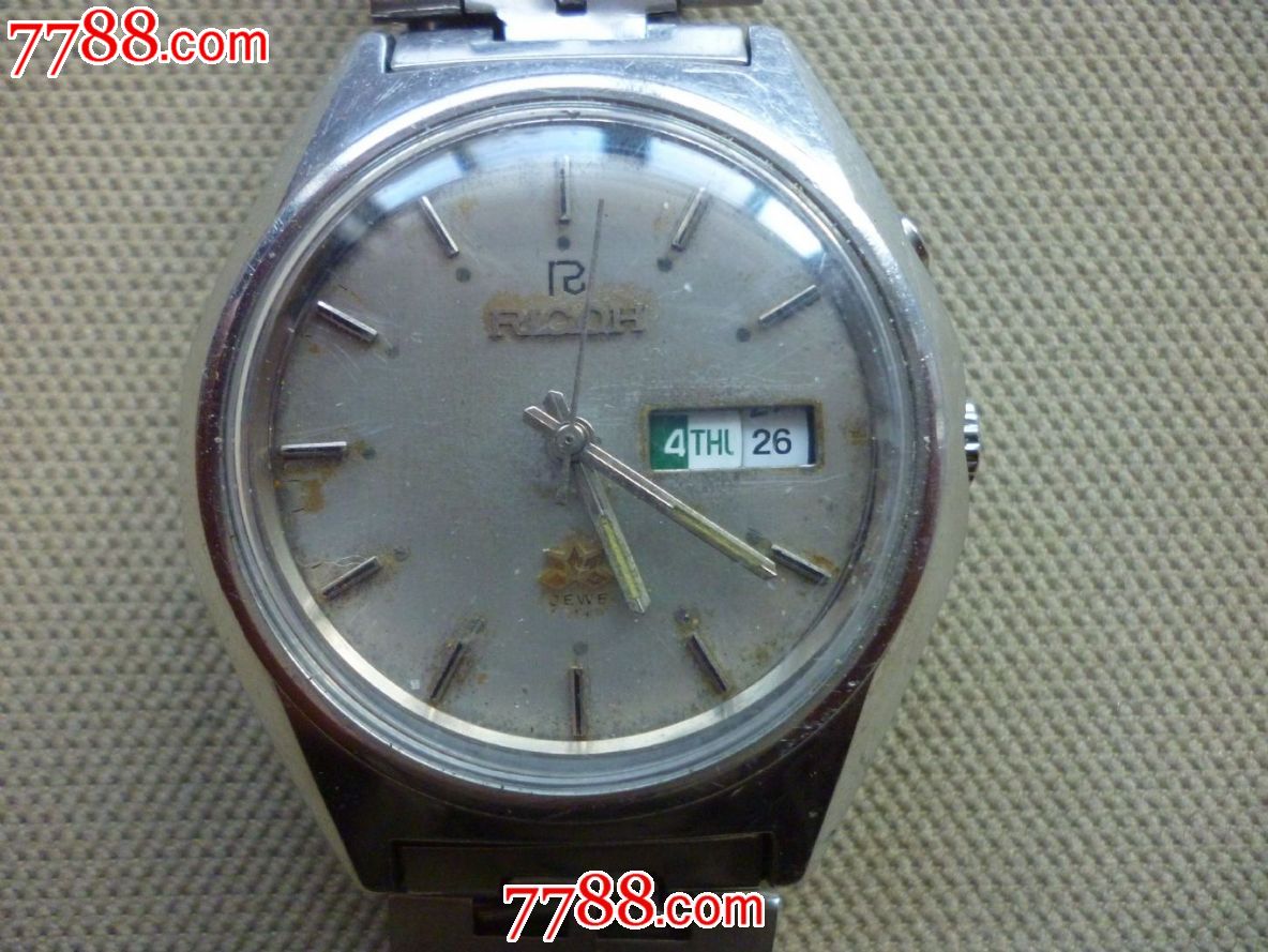 全自动双历日本【樱花】男士古董老表【整表原生态 原装表带】_手表