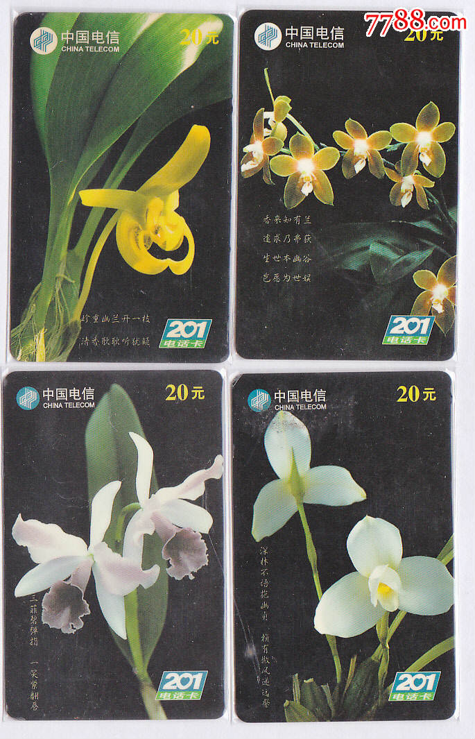 武汉201卡--兰花4全