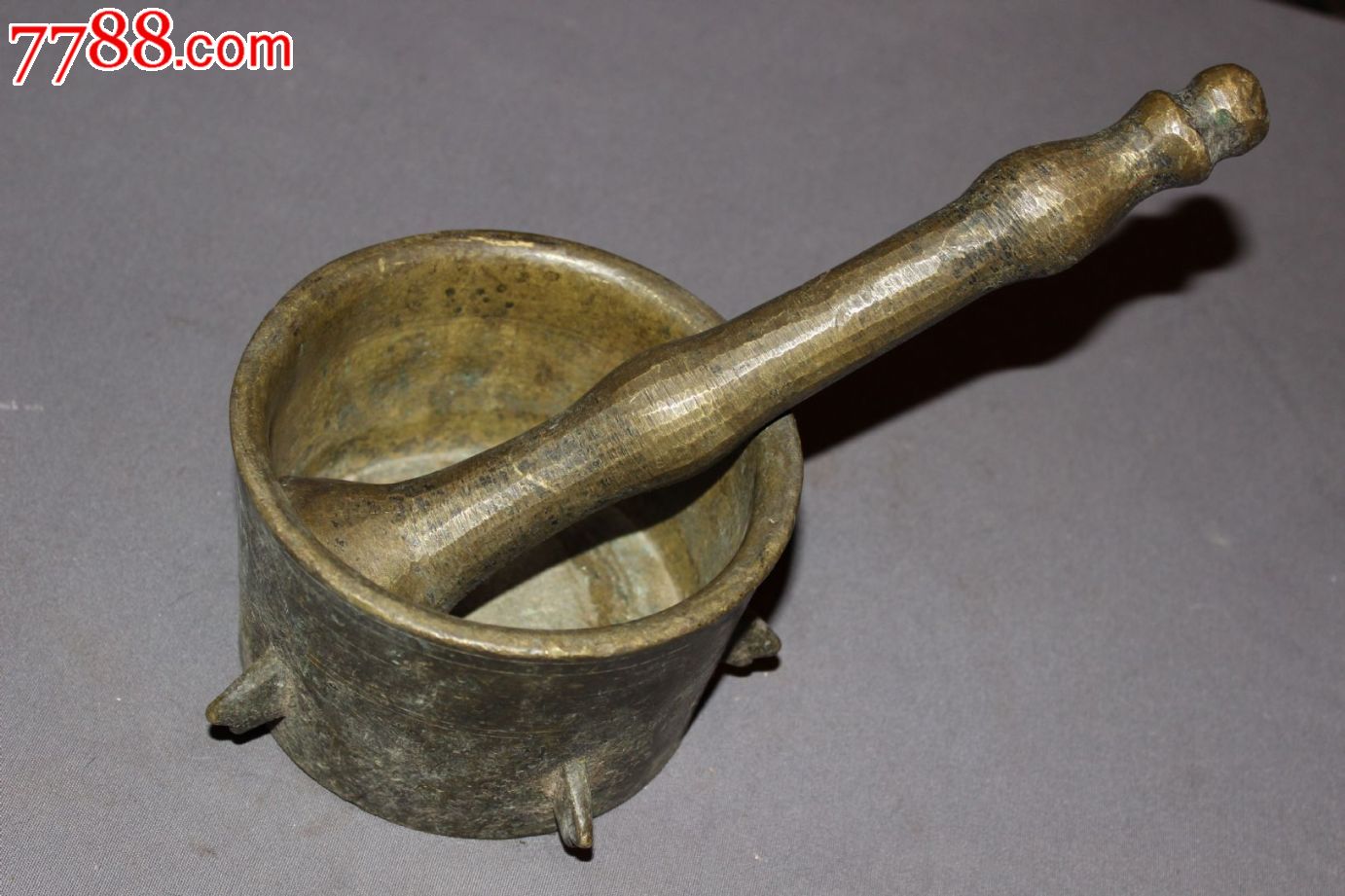 【中惠轩/老工具】朝鲜铜捣缸