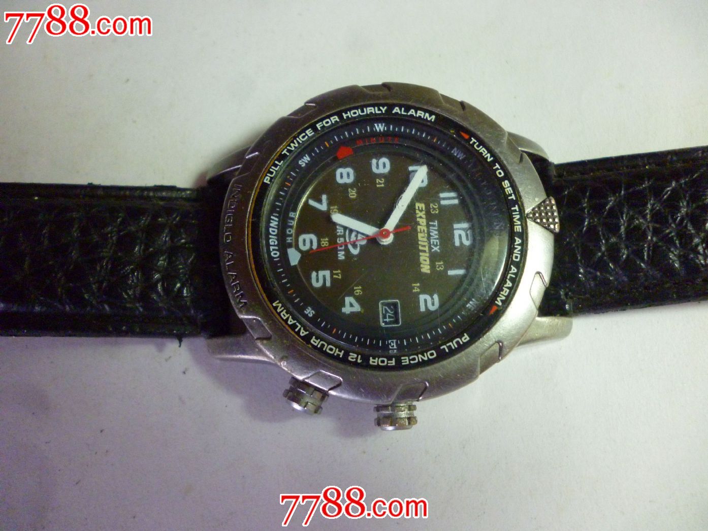 美国制造全盘夜光"总统表"【天美时】男士古董老军表一块!