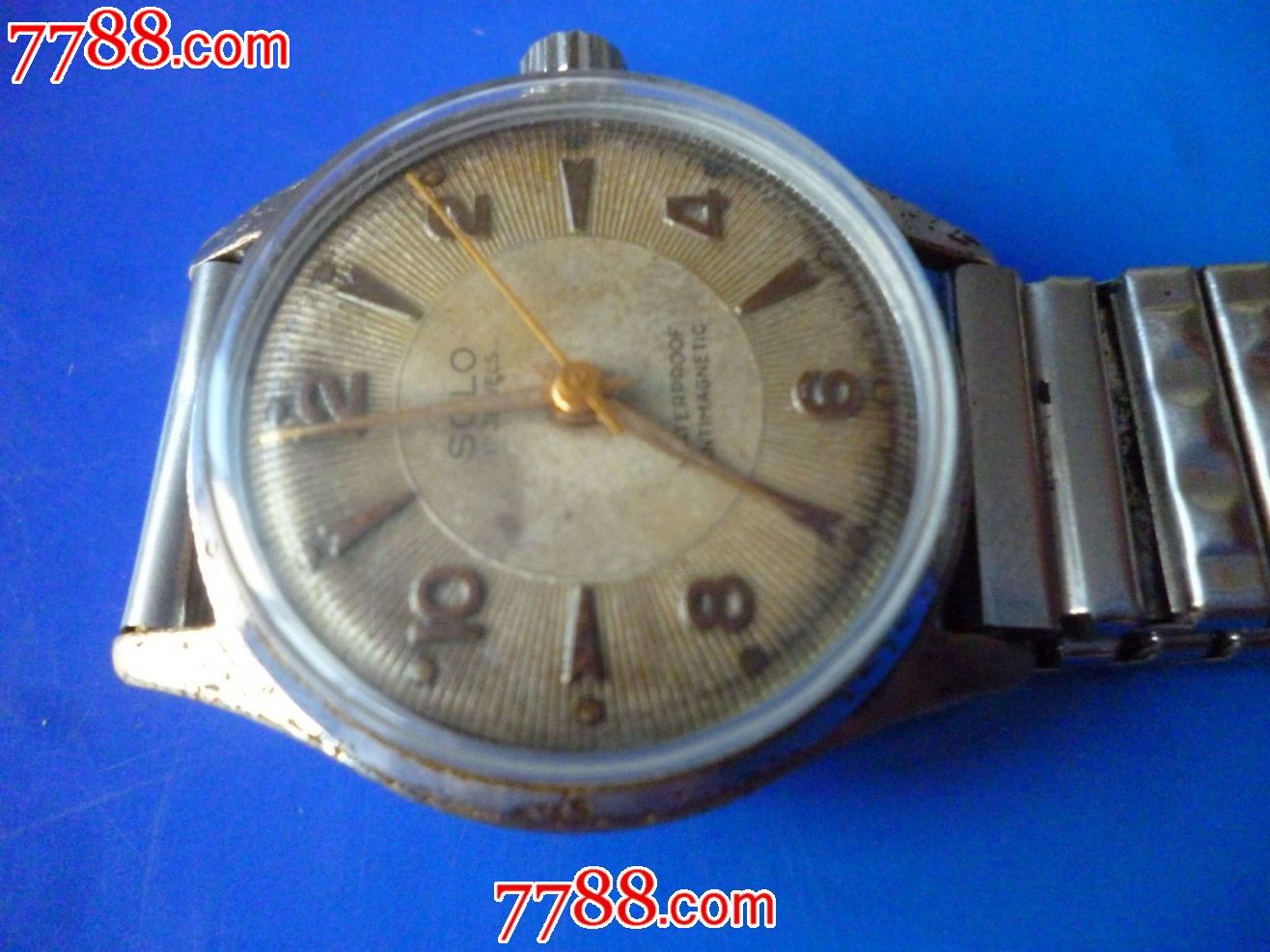 真正的老古董(年代法国名表【solo】-【沙乐】男士腕表一块!