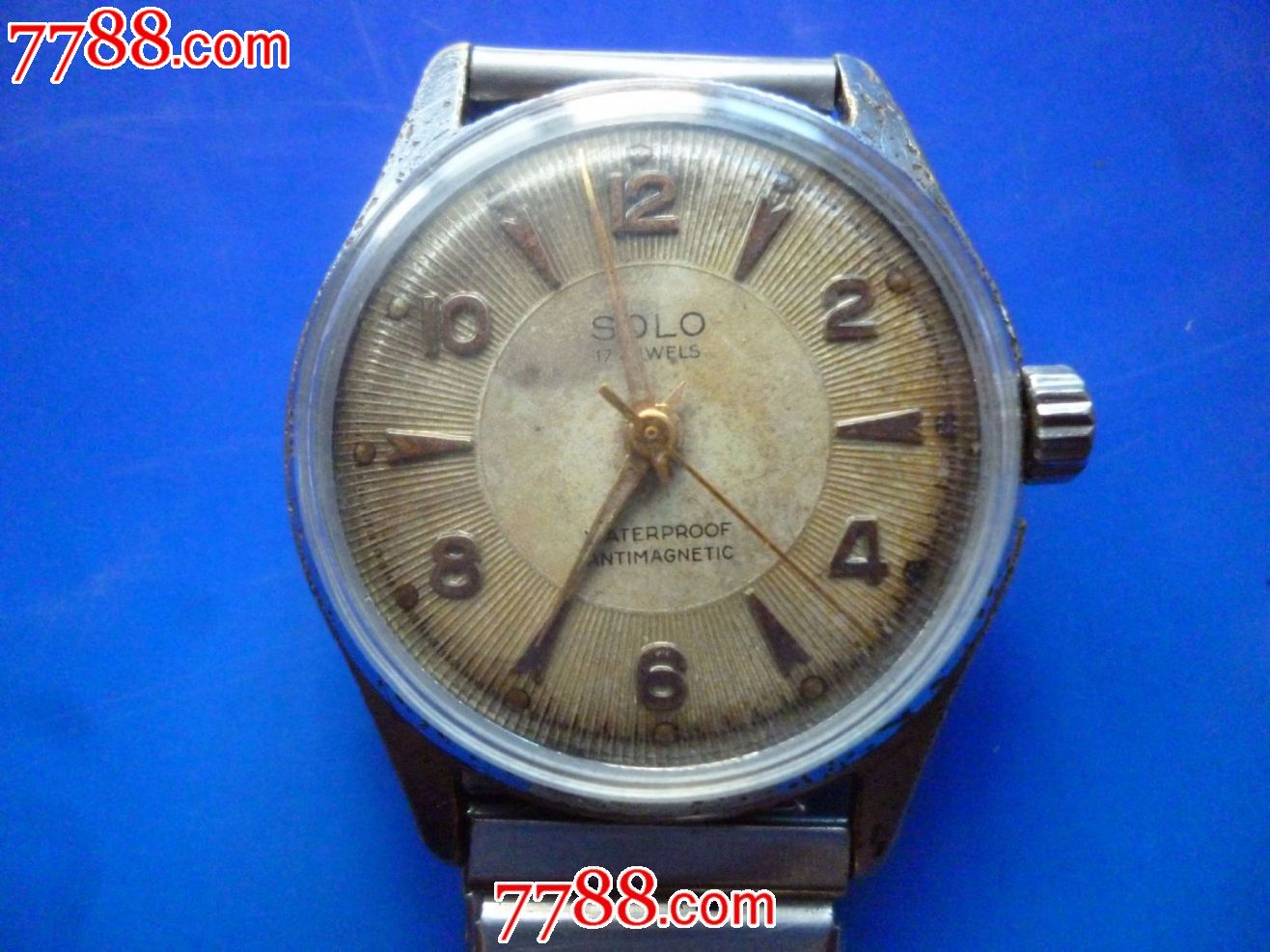 真正的老古董(年代法国名表【solo】-【沙乐】男士腕表一块!