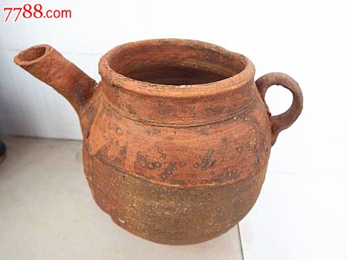 宋代红胎陶罐(完好)