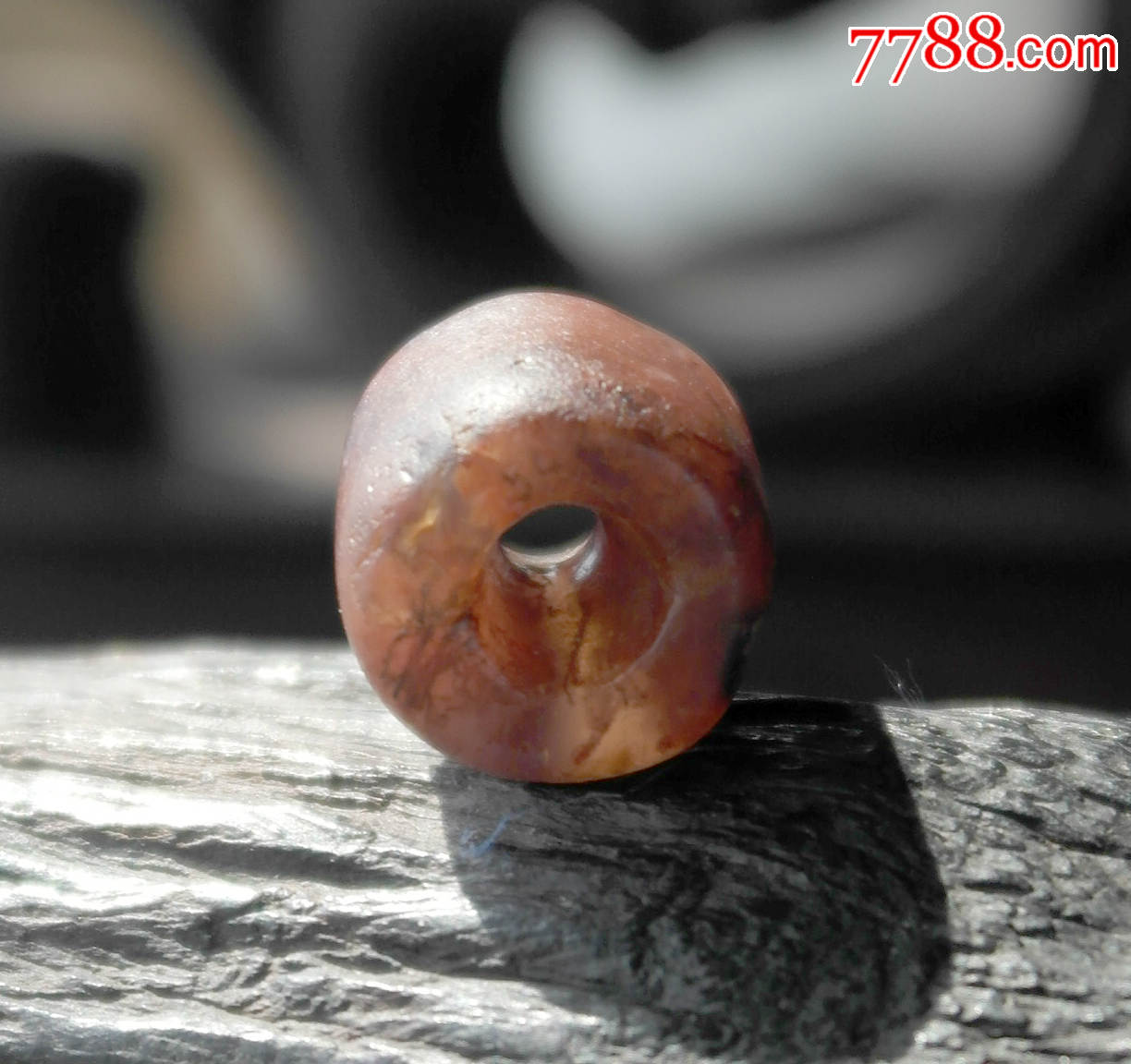 真品商周夏家店高古桶形玛瑙珠【大号】