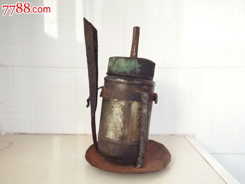 文革自制煤油灯(有趣,少见)