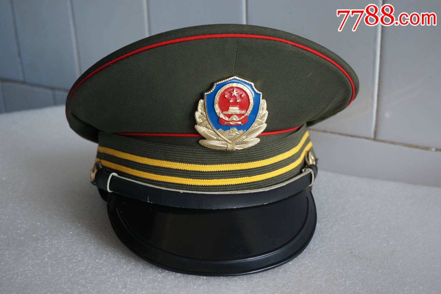 八十年代警察大沿帽(2号)-se38538777-帽子-零售-7788收藏__中国收藏