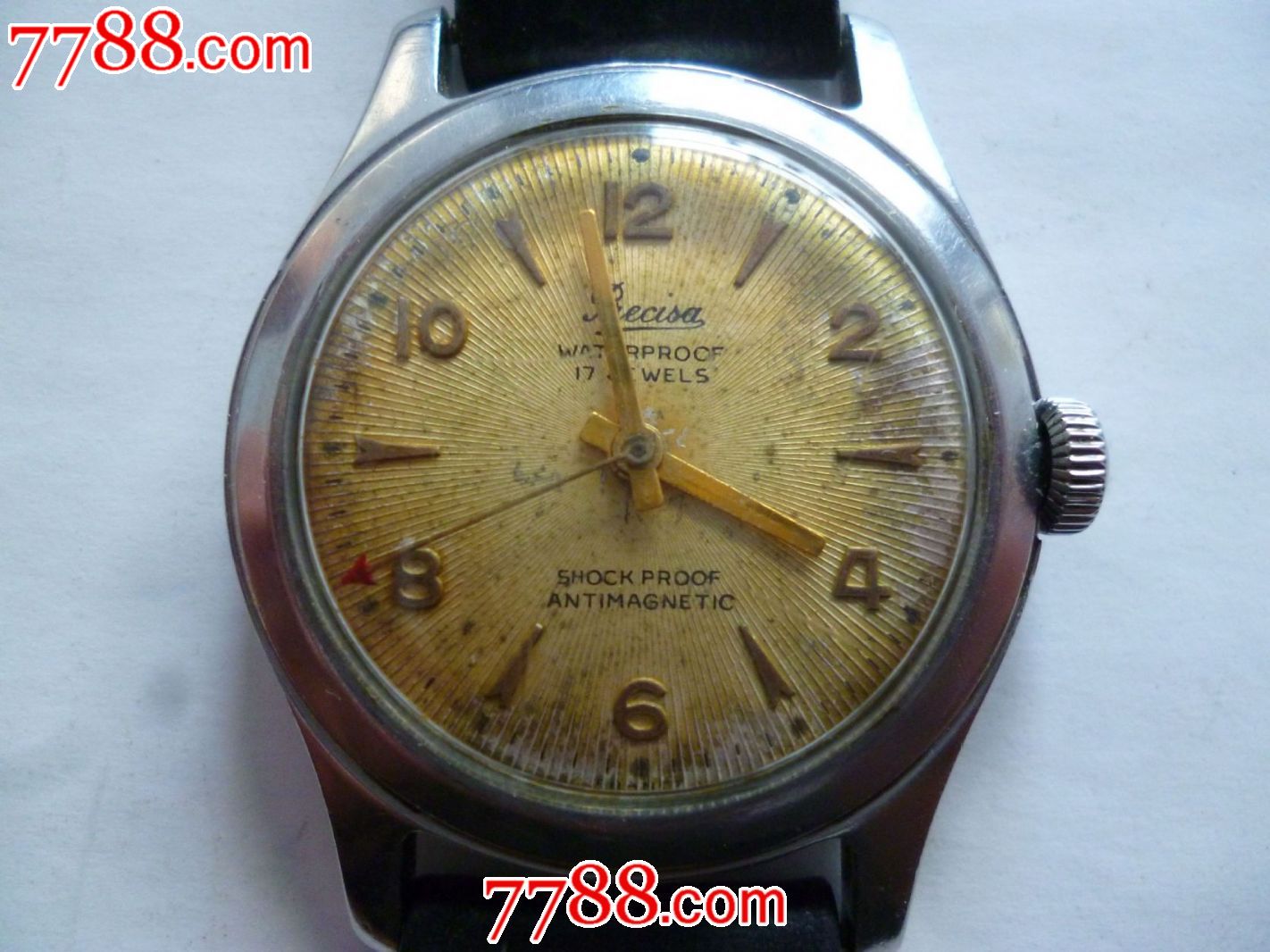 50年代瑞士制造【biecioa】男士古董老表!【至今走时还准确】