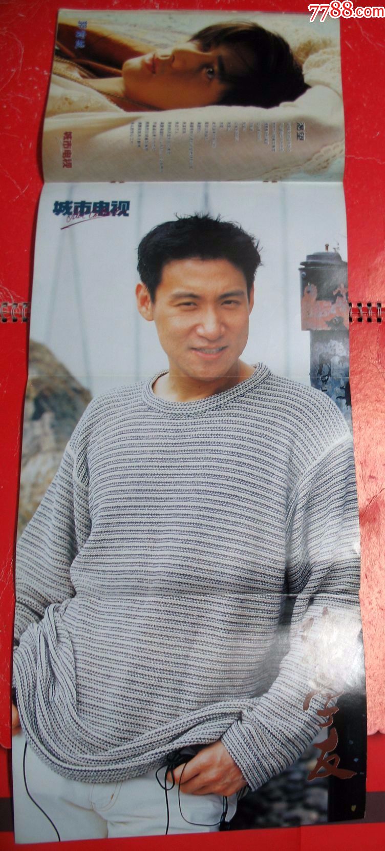 《城市电视1994第2期(内页王菲,张学友,杨采妮.等)中间海报页》一册全