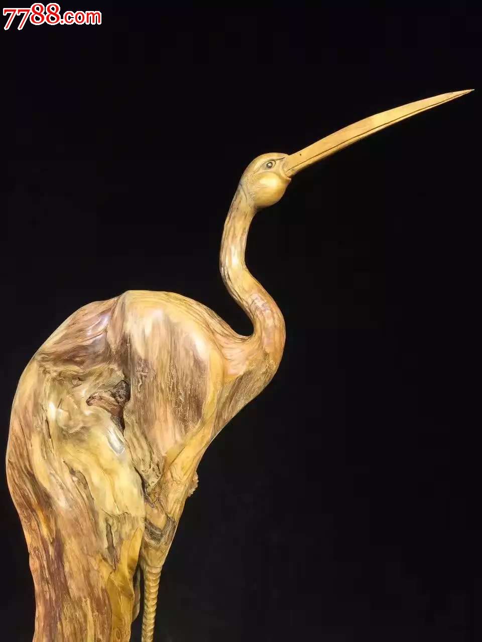 根雕松鹤延年160高