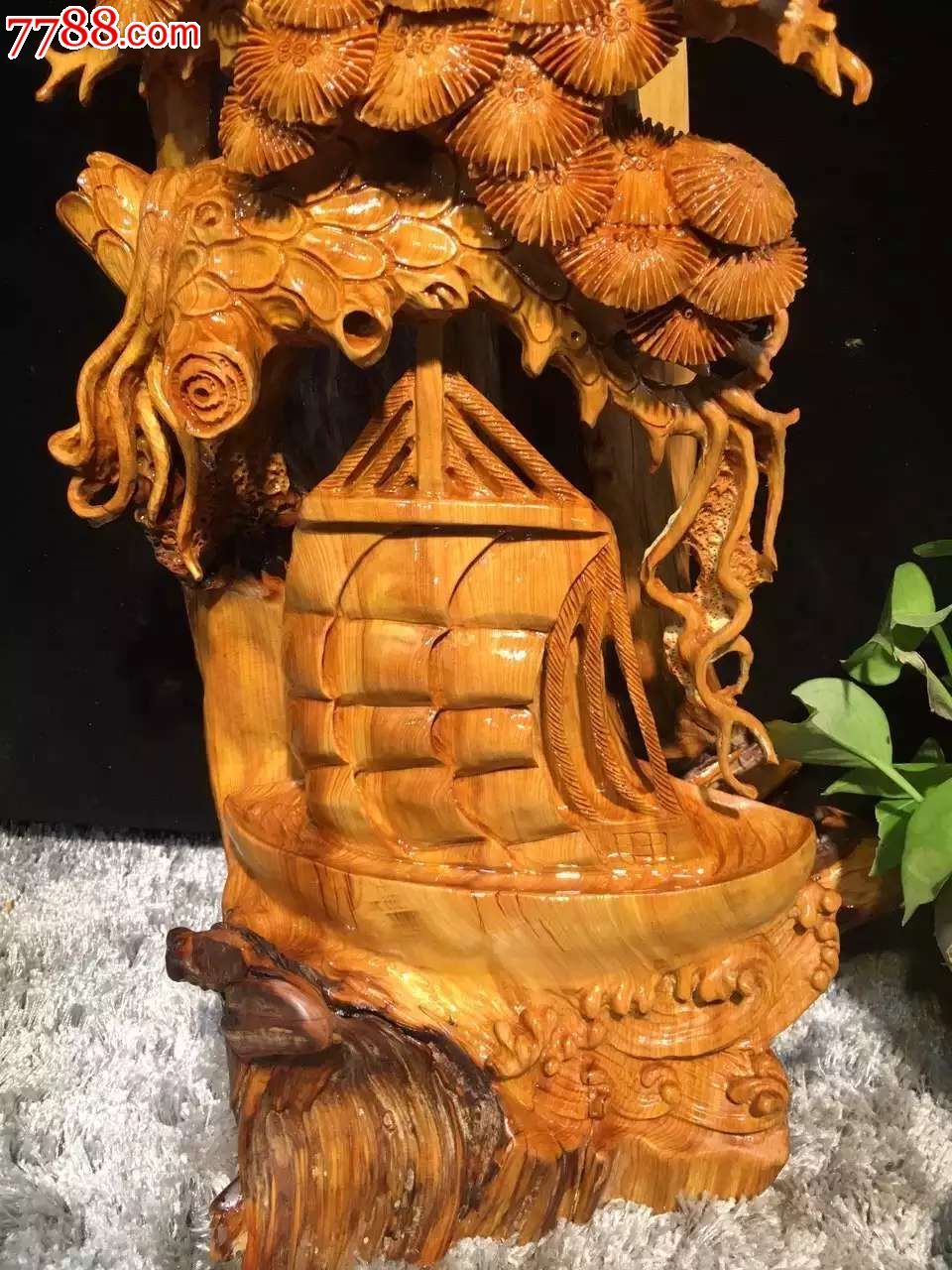 新品崖柏一帆风顺做工