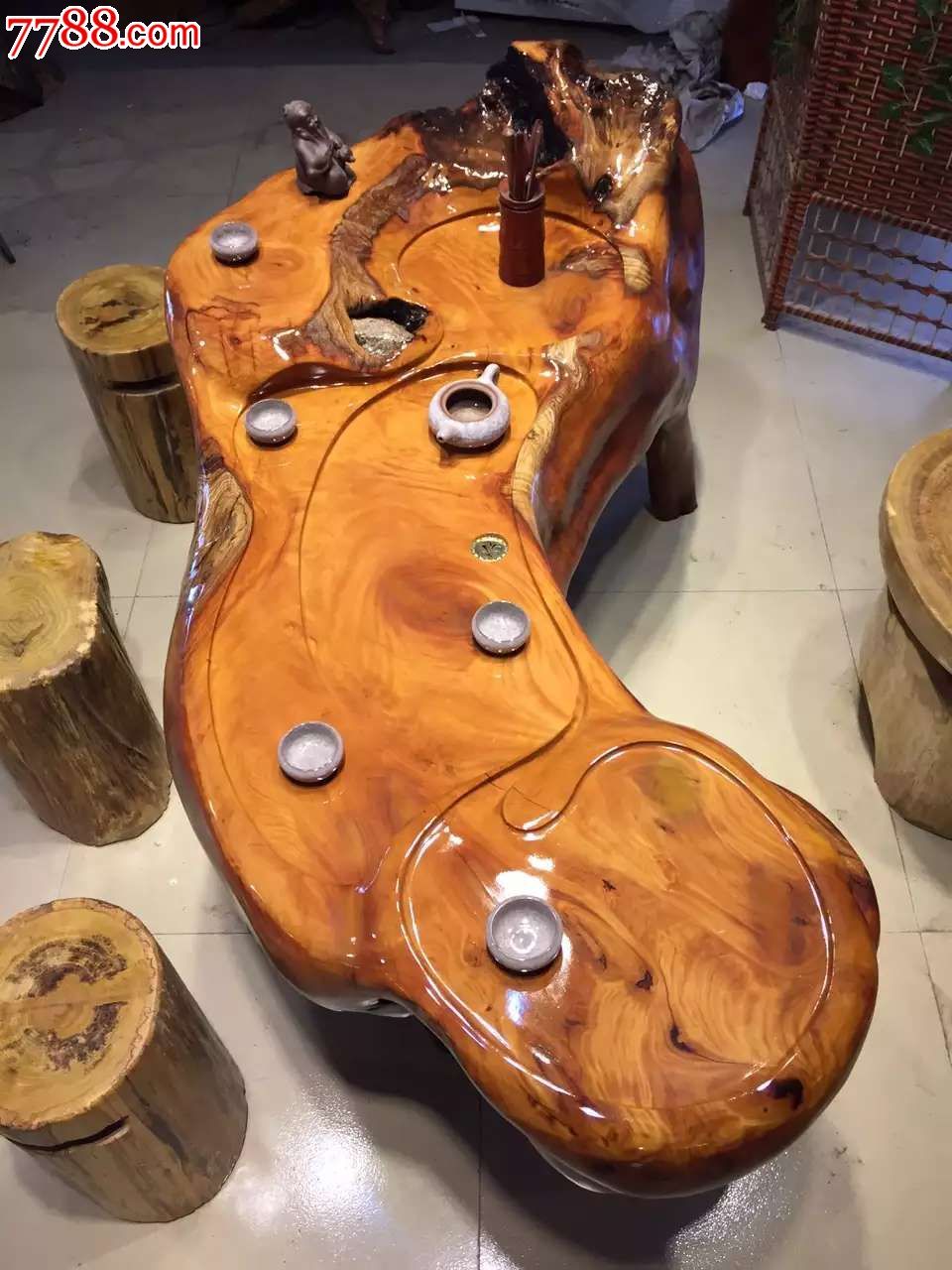 极品红花梨茶几