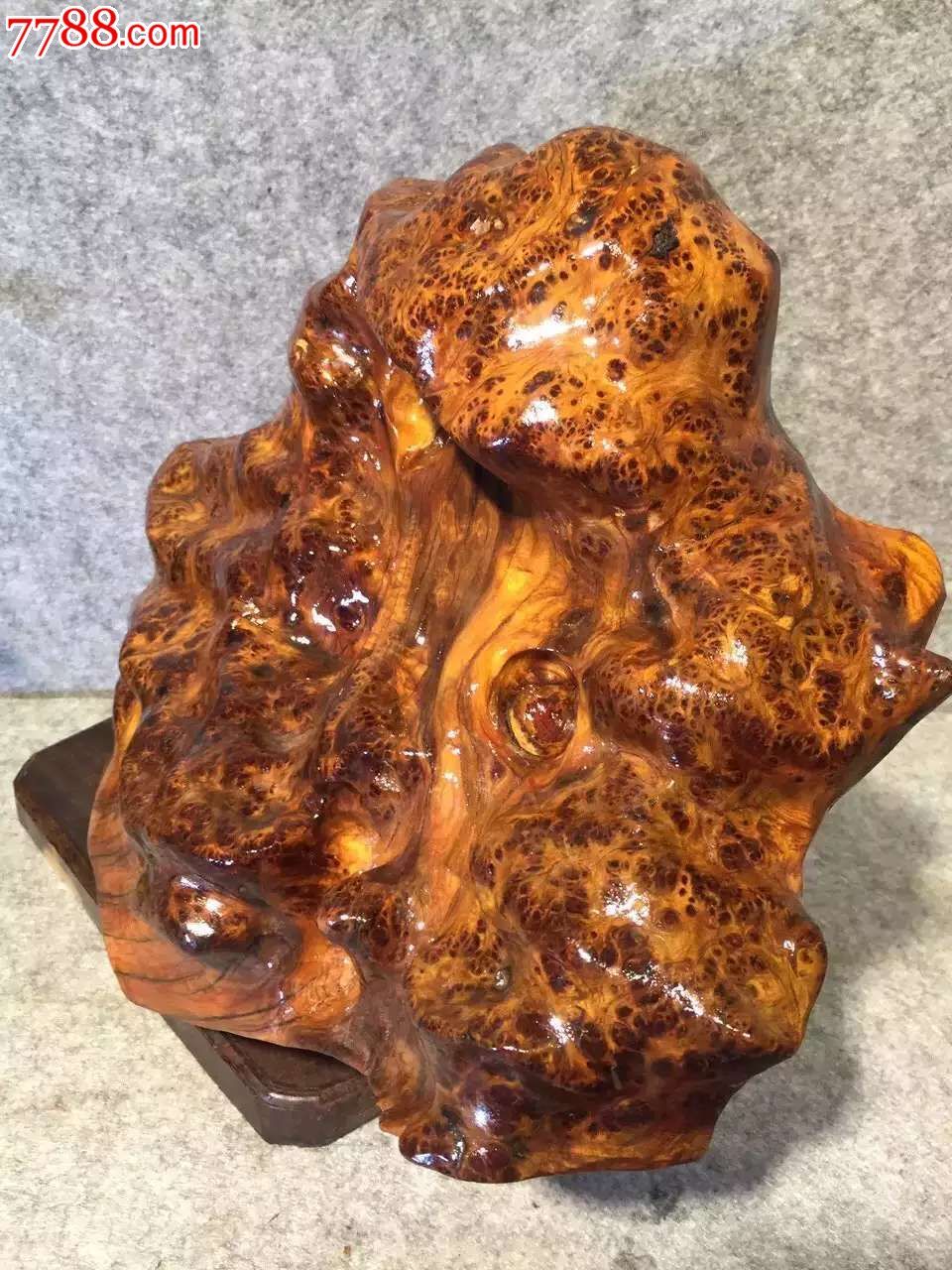 精品崖柏陈化四川凉山料满瘤疤天然随型摆件