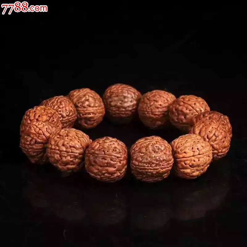 麒麟纹金刚菩提-菩提手串/佛珠-7788收藏