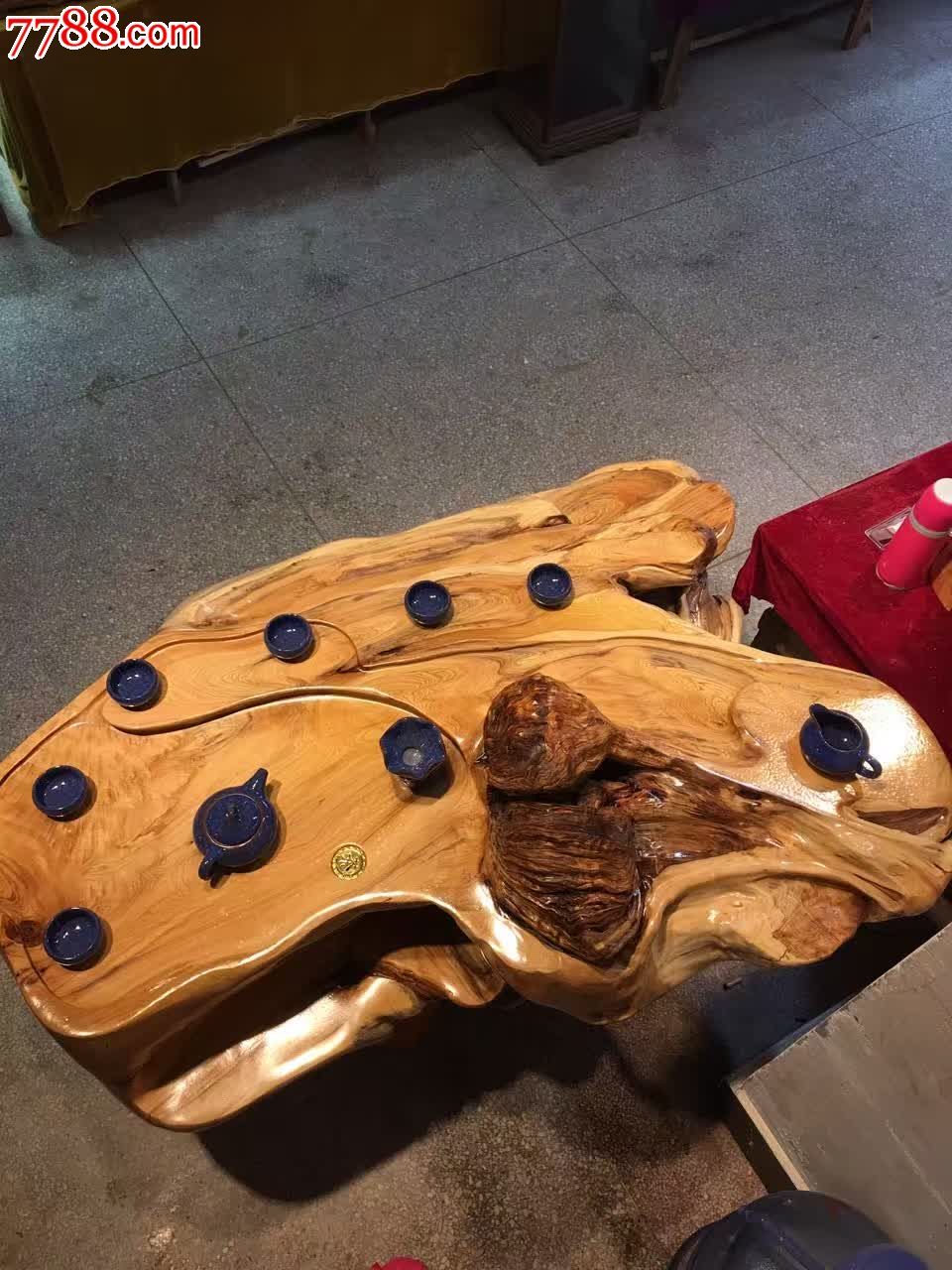 崖柏茶桌精品泰岭崖柏