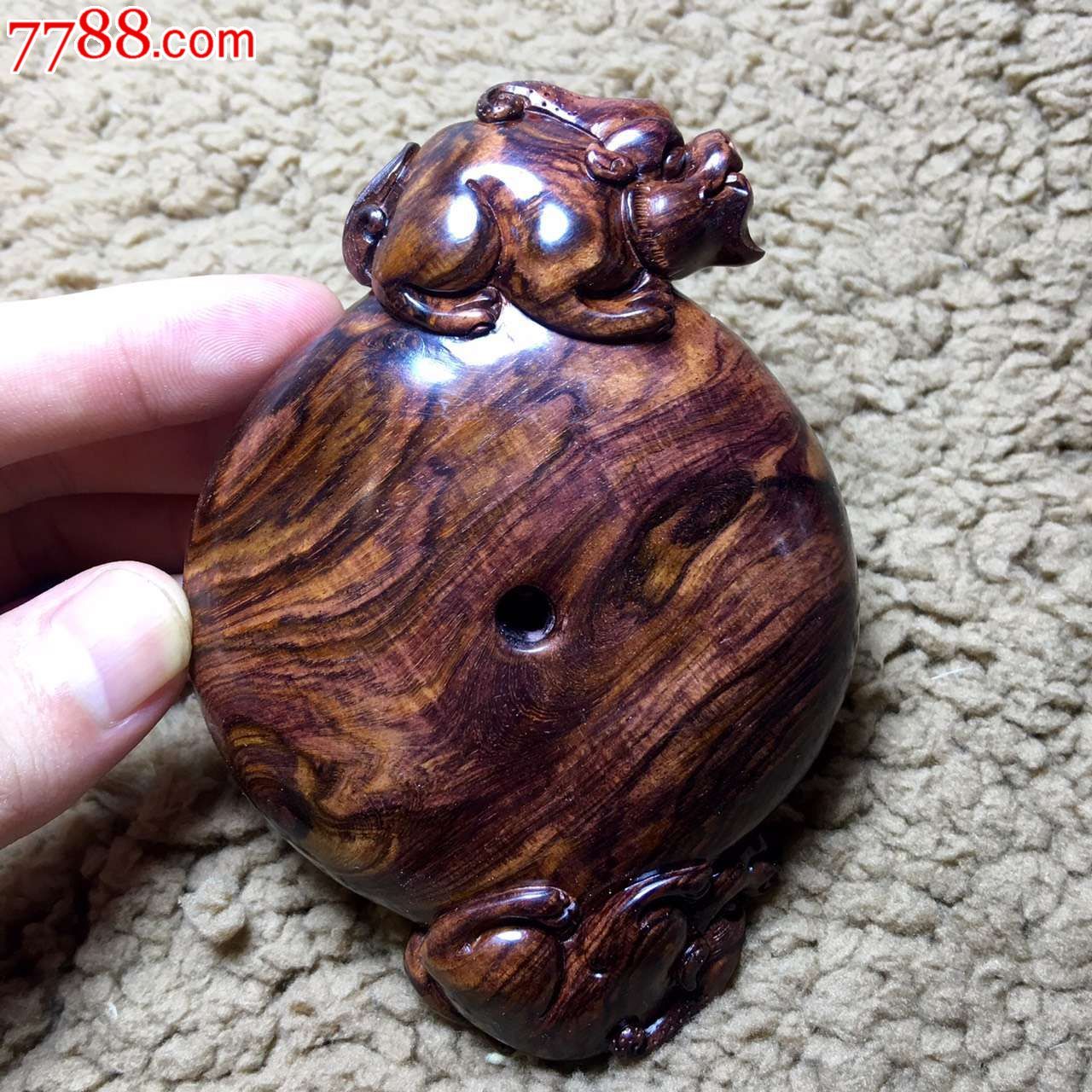 新品湘工平安扣木言出