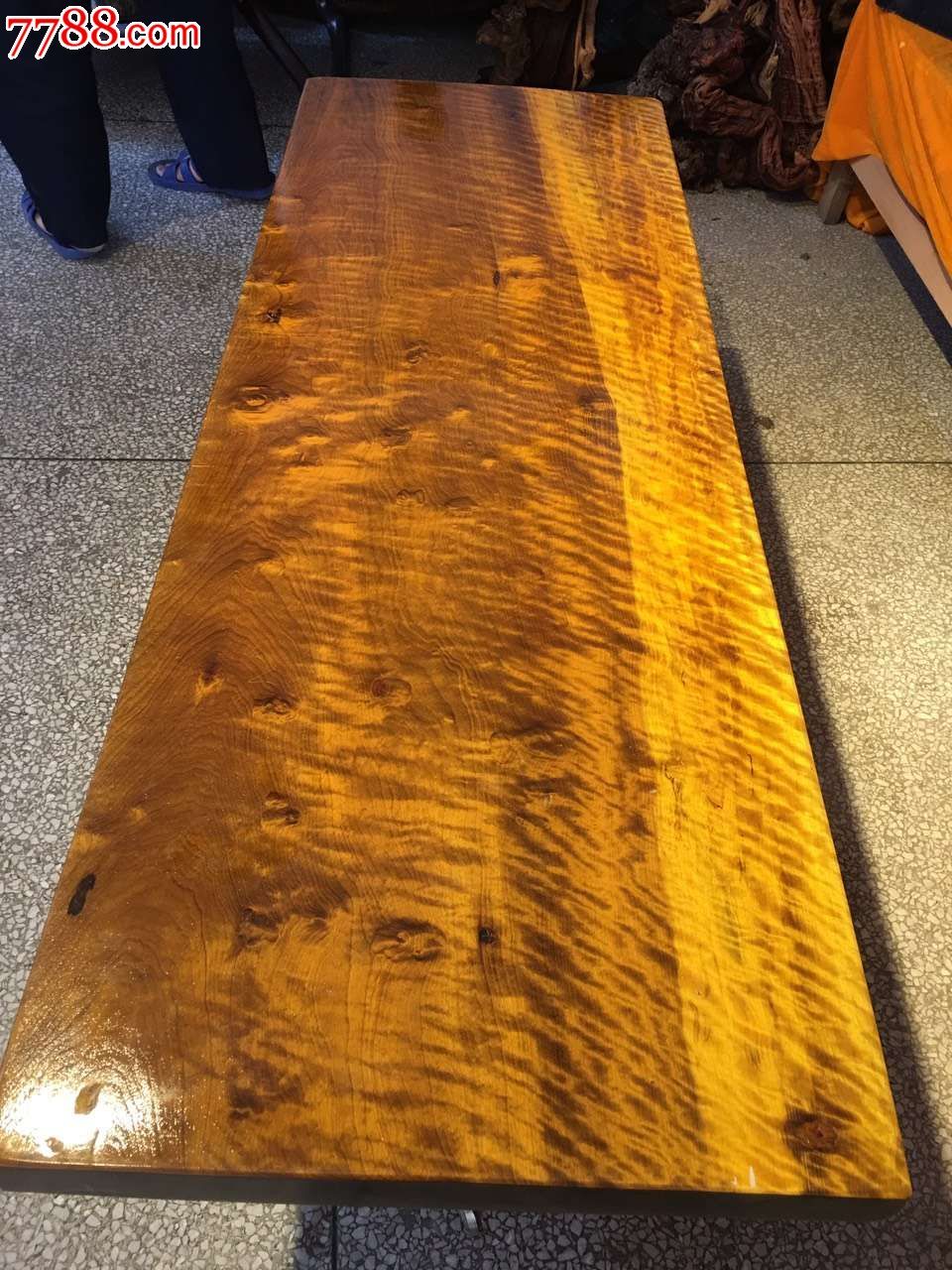 极品金丝楠木茶板-实木茶盘-7788收藏