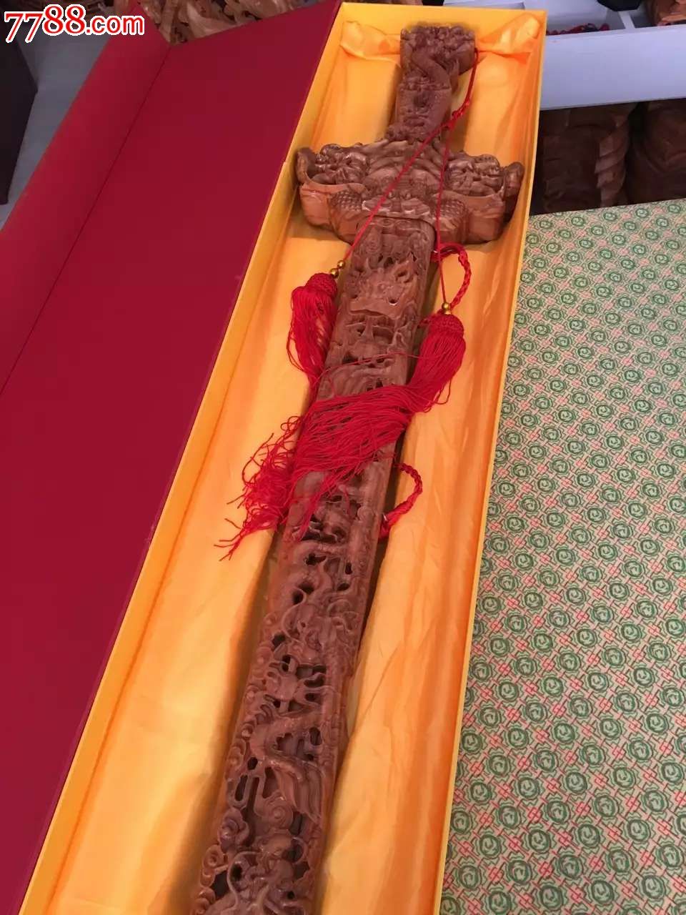 走货我家桃木剑质量杠