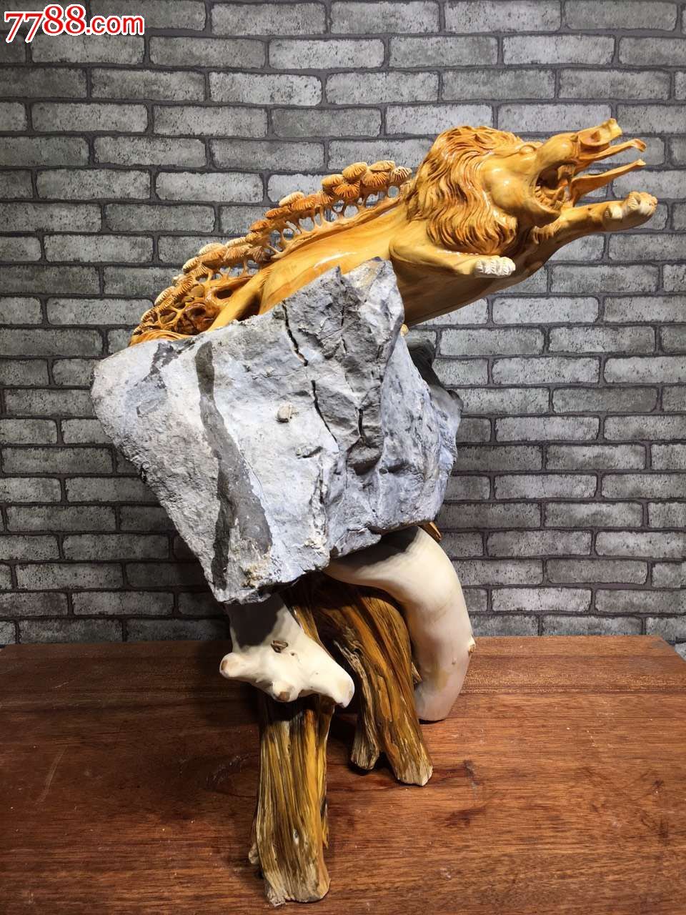 太行崖柏根抱石2号雄