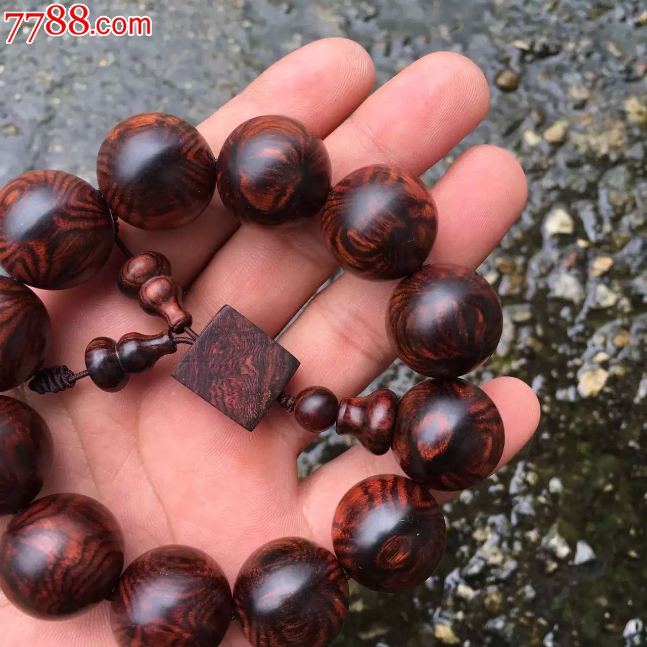 海黄紫油梨老料紫料2_黄花梨手串_第6张_7788木佛珠