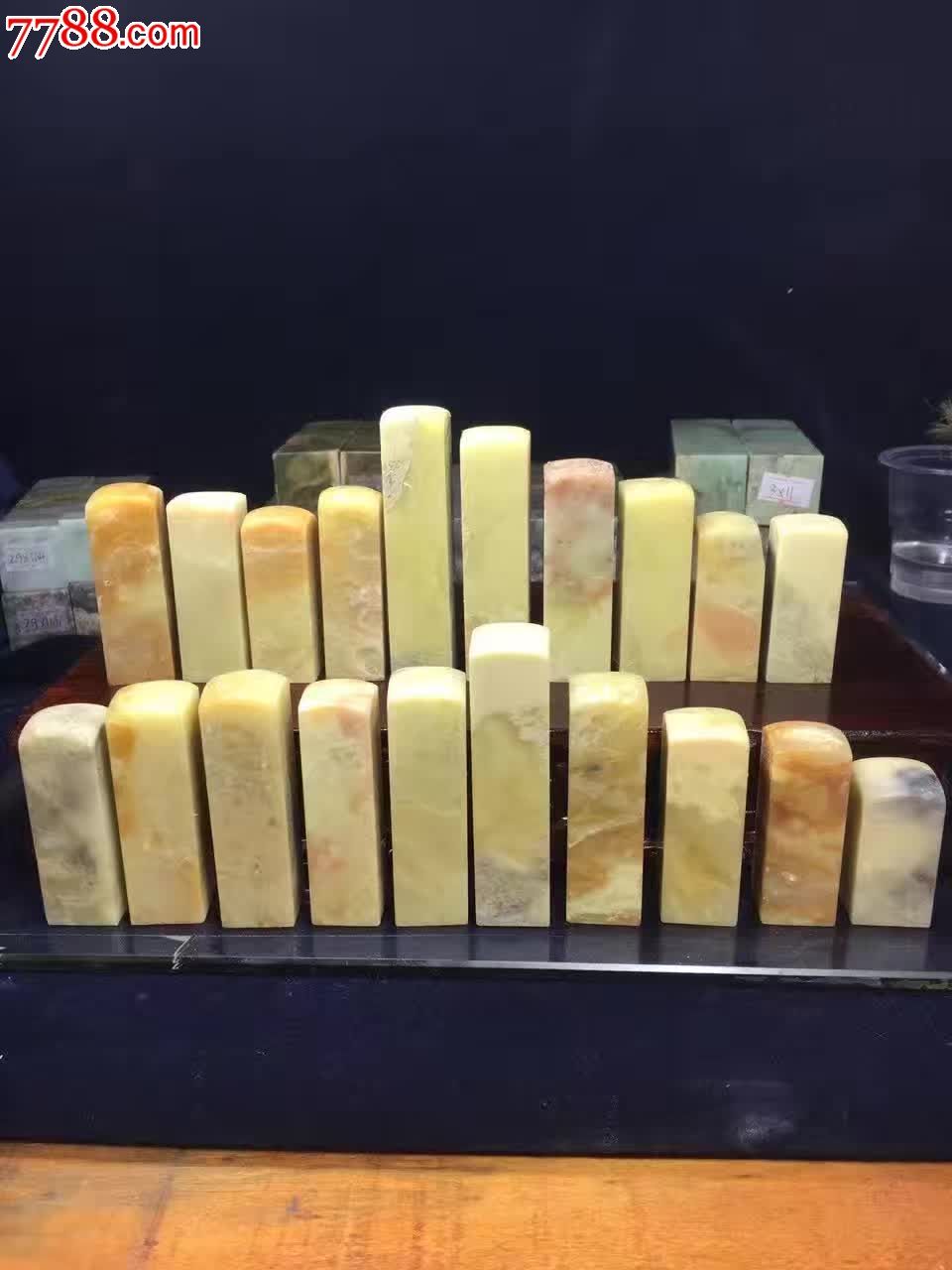 青田封门冻石个头部带