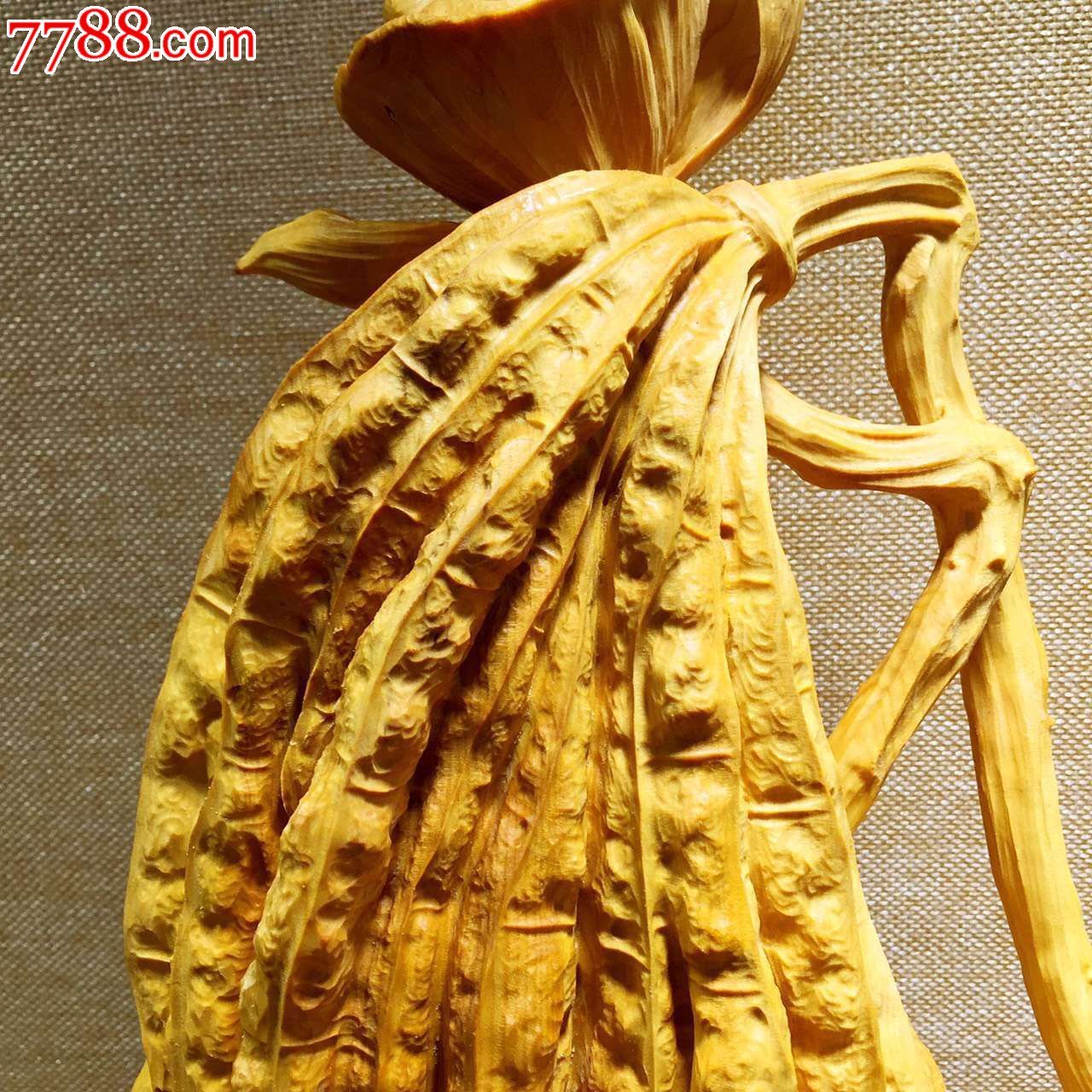 枯荷取整个根料雕琢而-议价-se39236540-其他根雕/木雕-零售-7788收藏