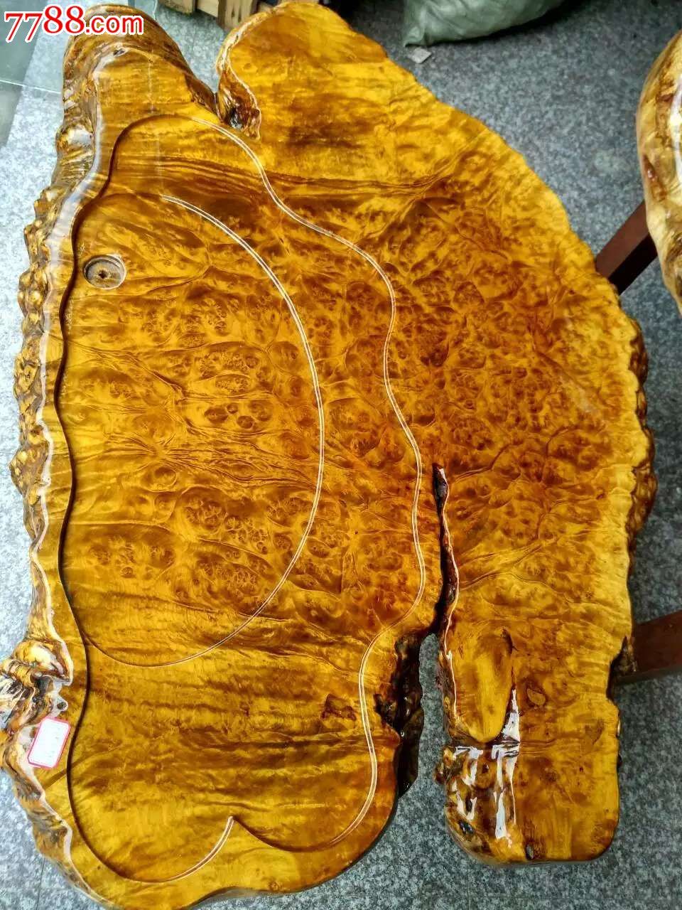 极品黄金樟大茶盘满榴