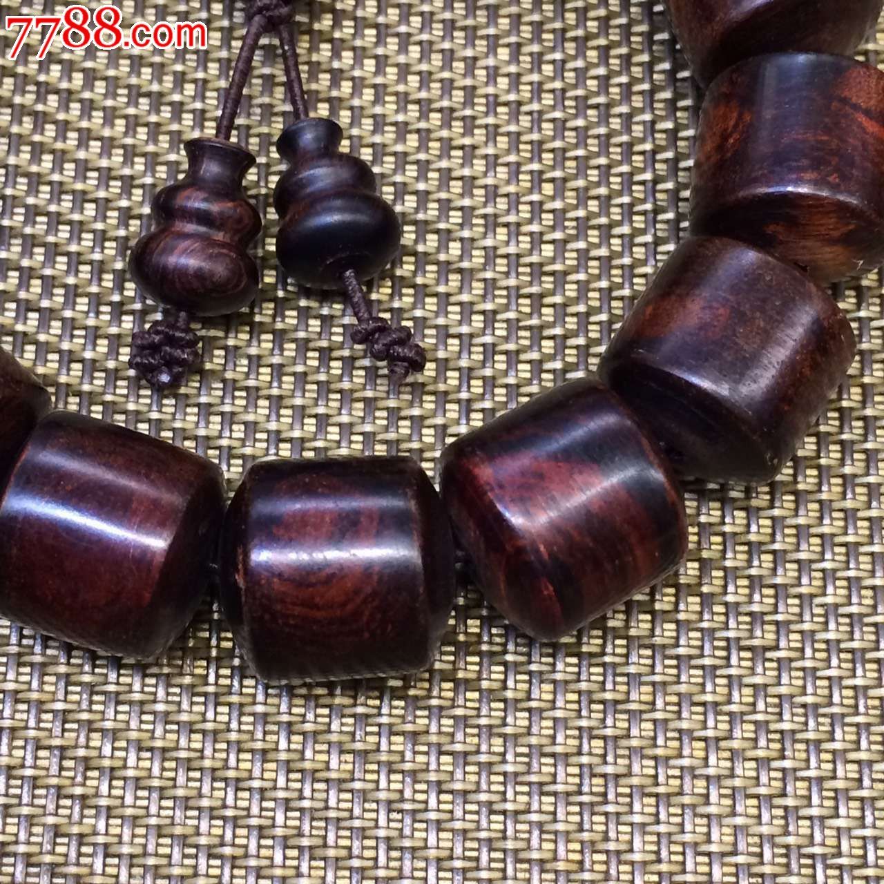 越黄紫油梨桶珠手串