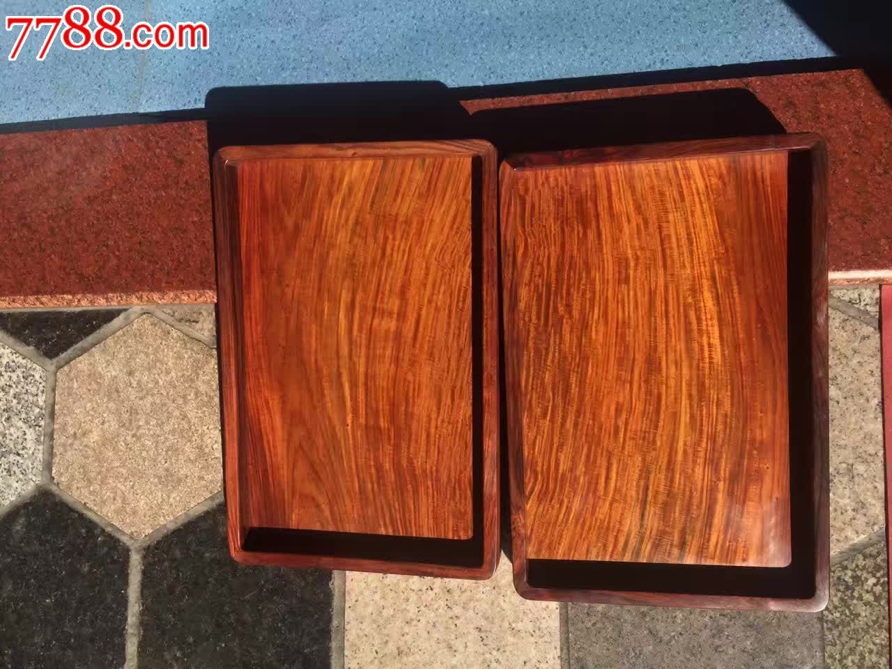 酸枝中号托盘大红酸枝