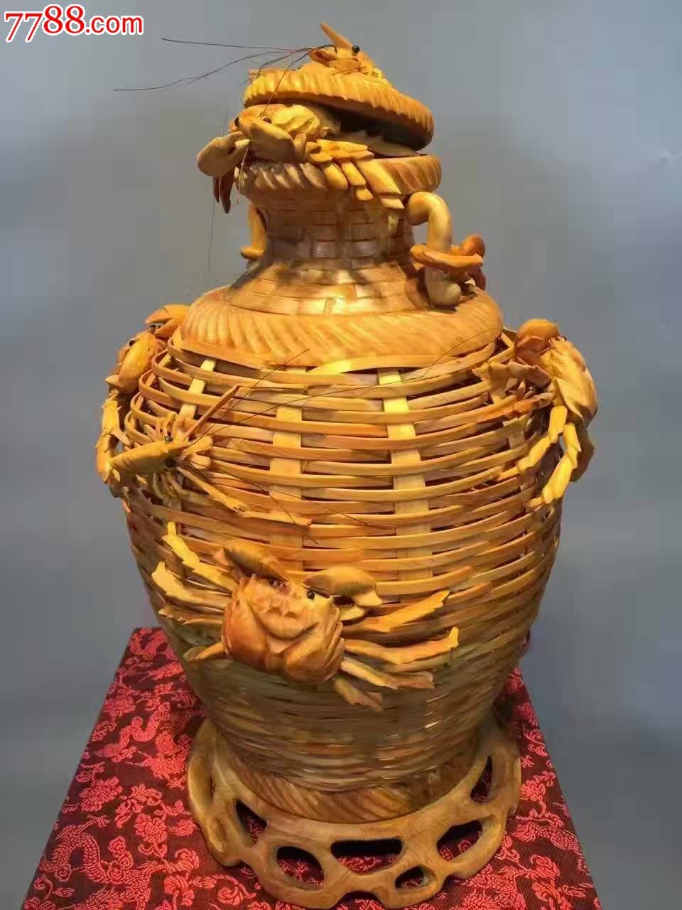 招财蟹篓寓意富甲天下