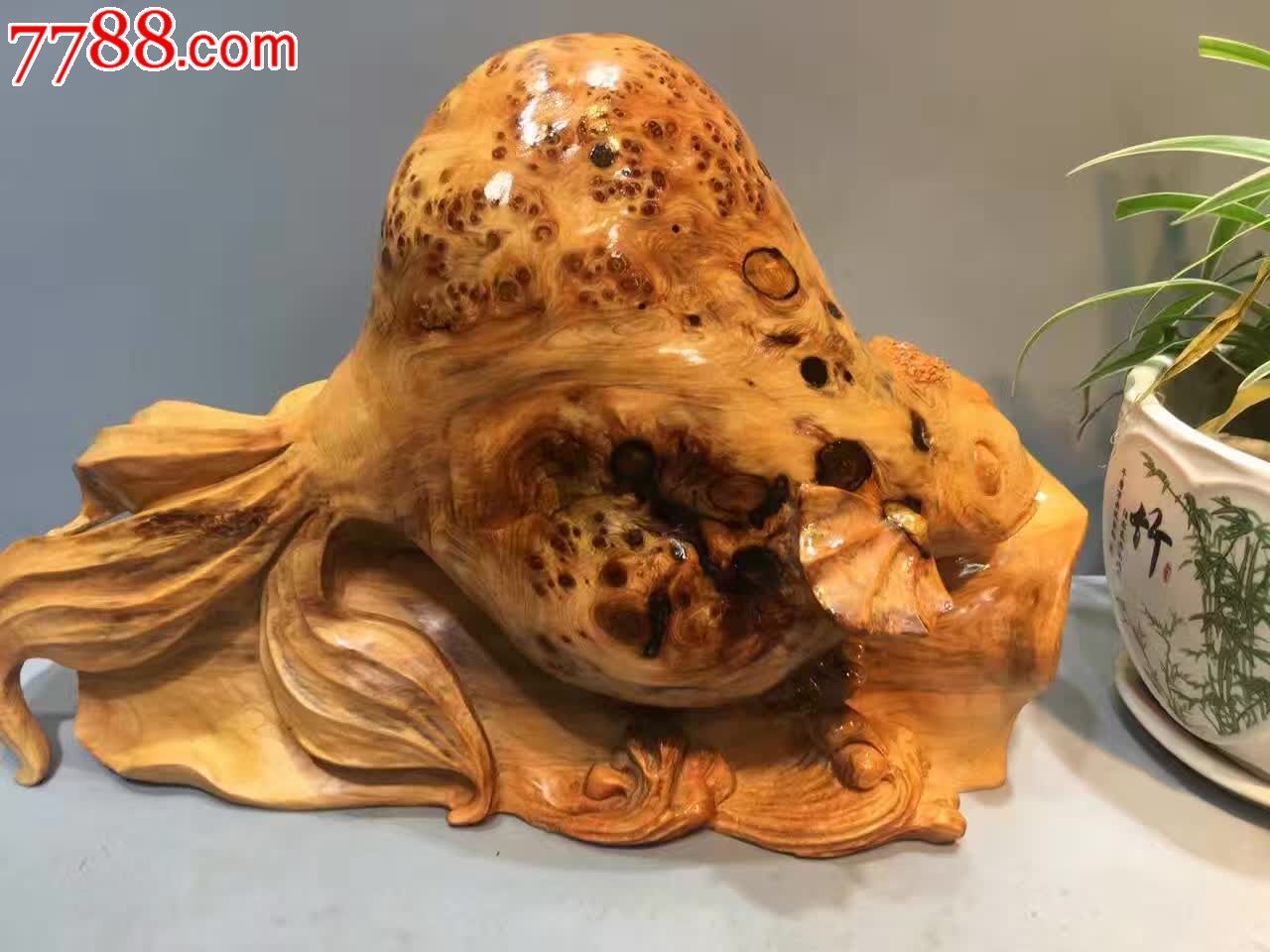 金鱼正宗太行陈化爆满-议价-se40017546-其他根雕/木雕-零售-7788收藏