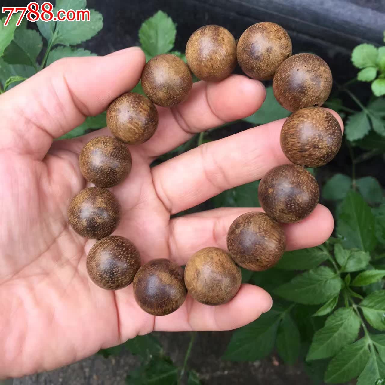 越南土沉香手串香味扑-沉香木手串-7788收藏