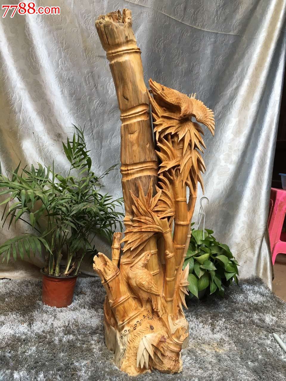 竹报平安未打磨做功精