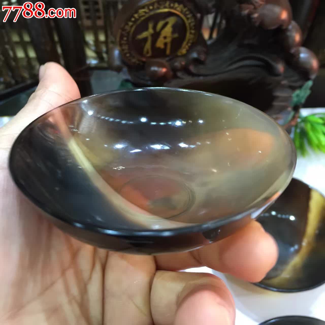 纯天然水牛角碗水牛角