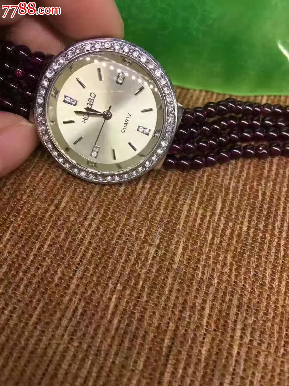 石榴石手表石榴石双排