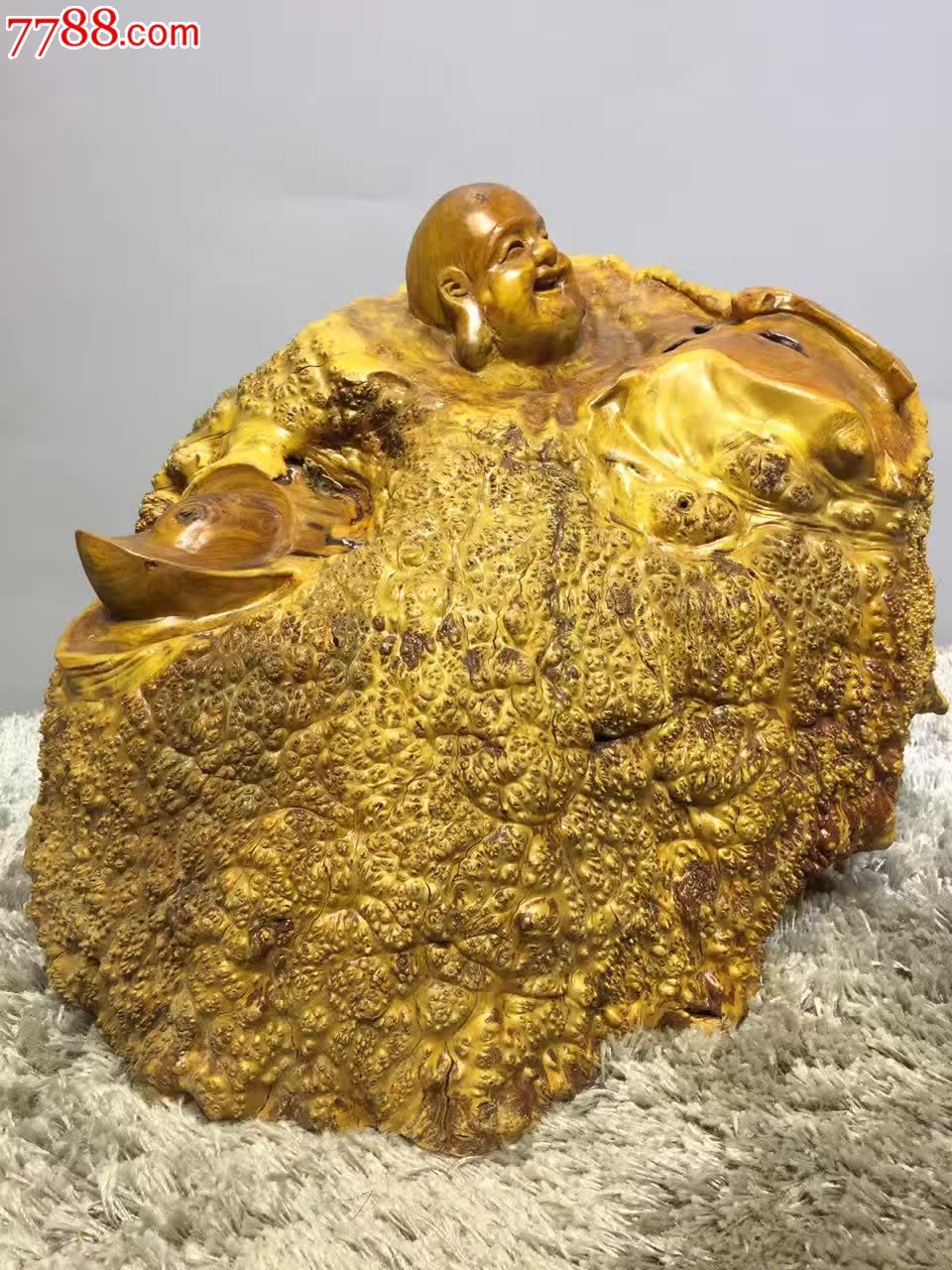 黄龙木满瘤疤福在眼前-其他根雕/木雕-7788收藏