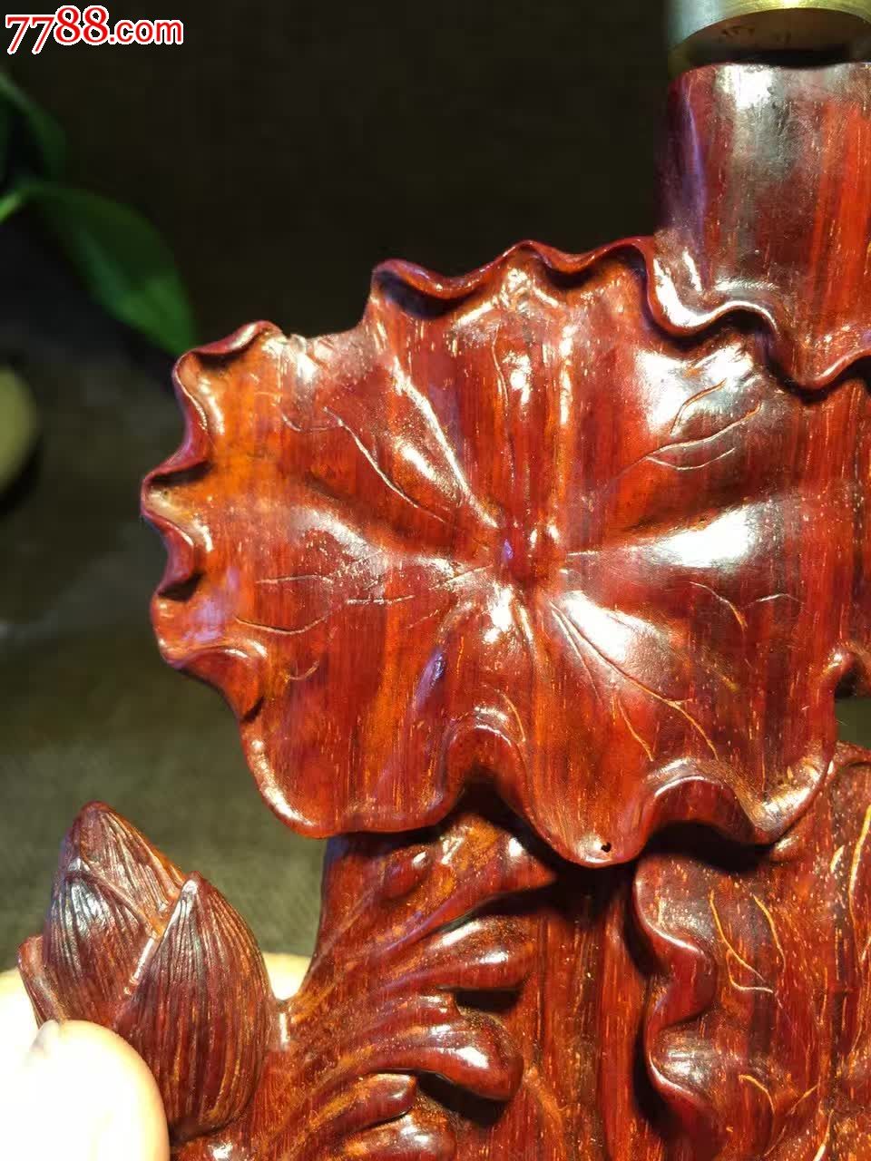 8号小叶紫檀摆件年年