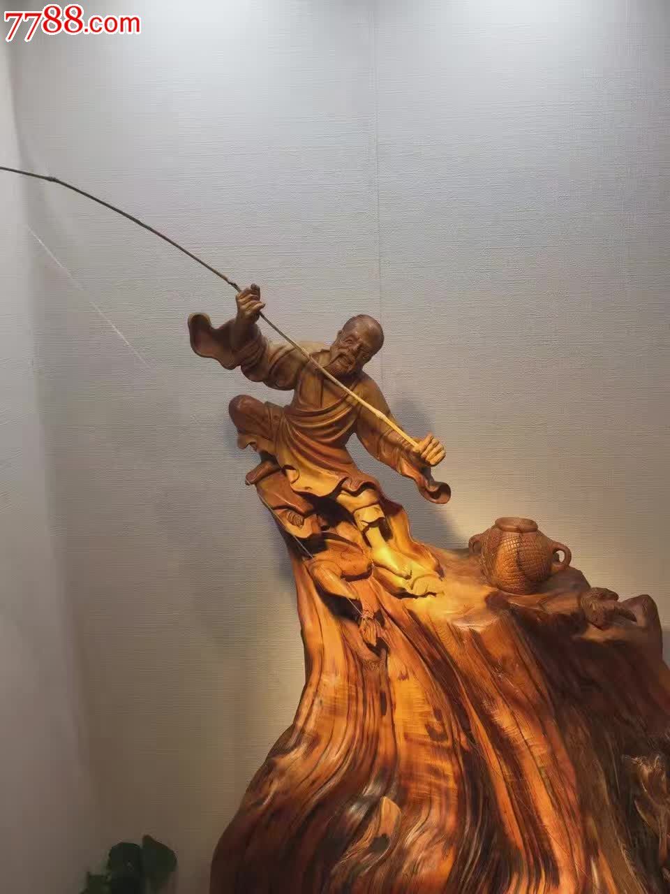 精品致作鱼翁造型独特