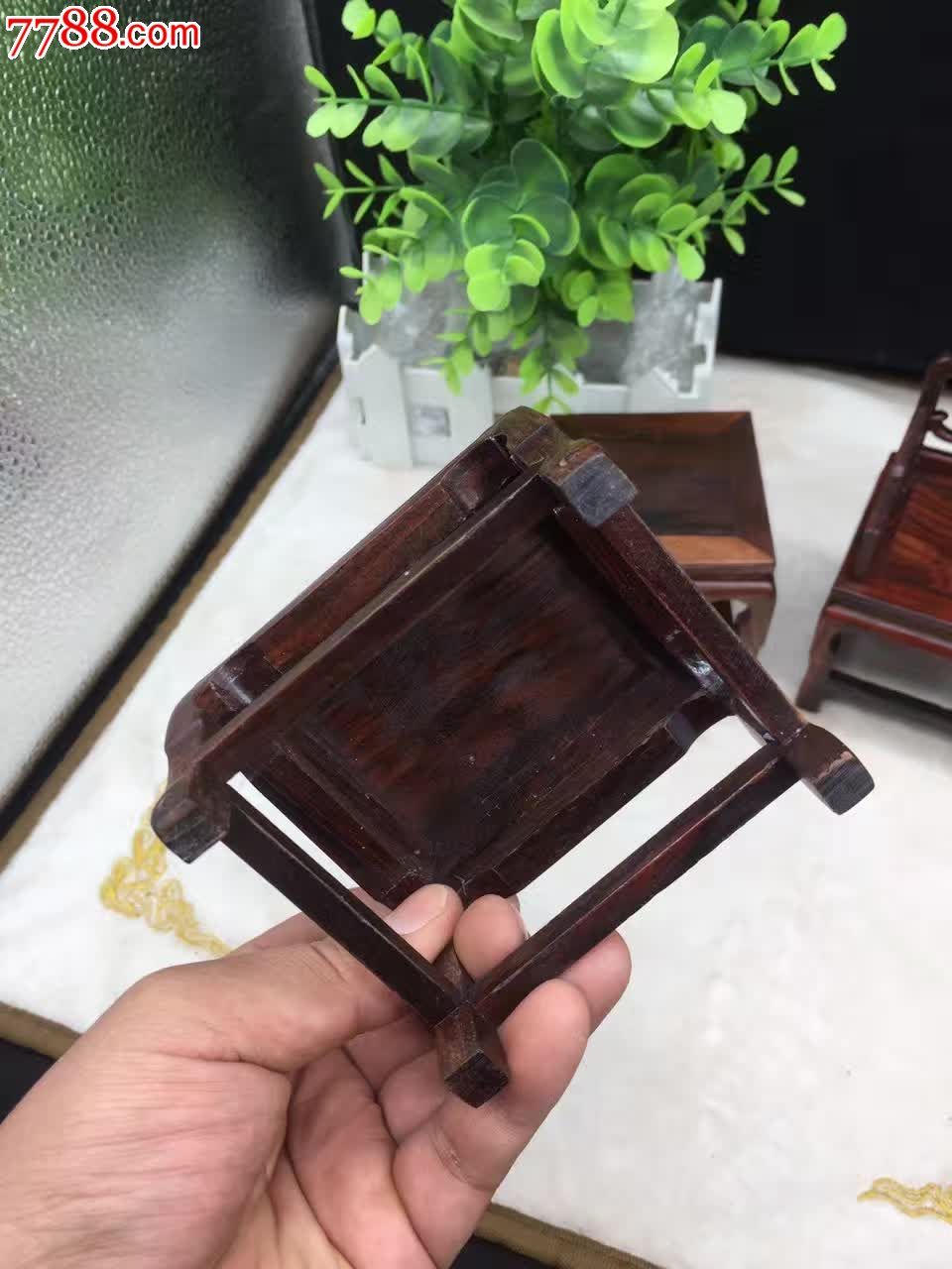 微型小家具红酸枝福字