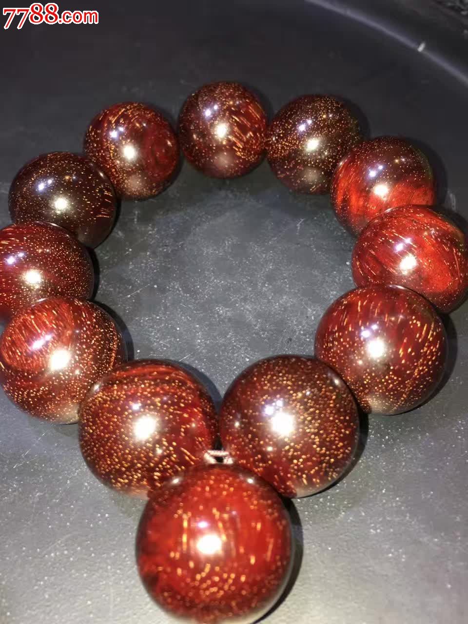 印度小叶紫檀爆满金星