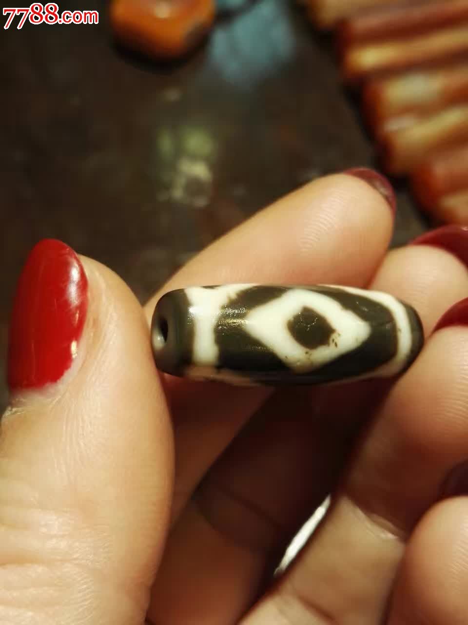 传世金刚眼老天珠至纯