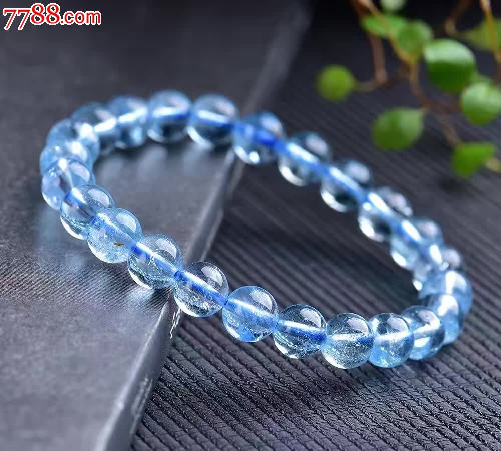 天然托帕石单圈手链晶-价格:346元-se45872850-其他木手串/佛珠-零售