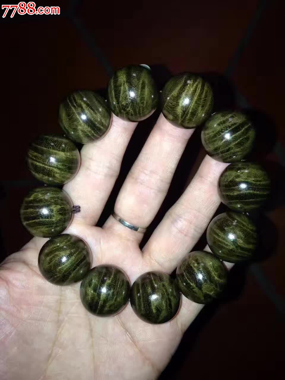 新品金丝楠阴沉绿料2-价格:0元-se46239209-金丝楠木手串-零售-7788