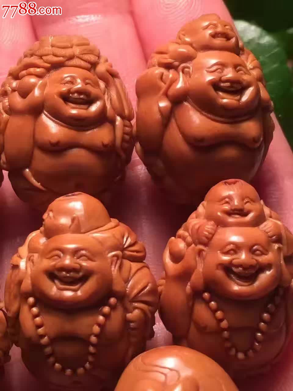 九子戏弥勒油核纯手工