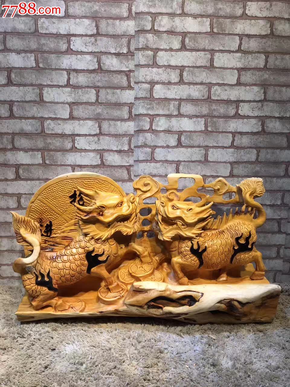 崖柏麒麟献宝崖柏双色