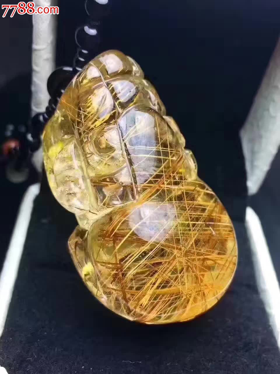 招财利器天然金发晶大