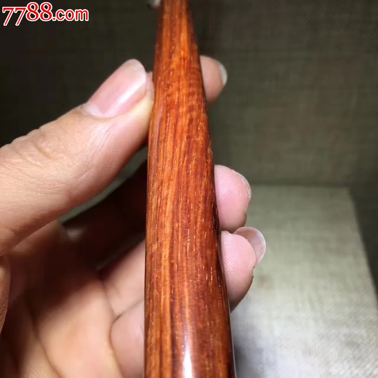 小叶紫檀纯银羚羊头角