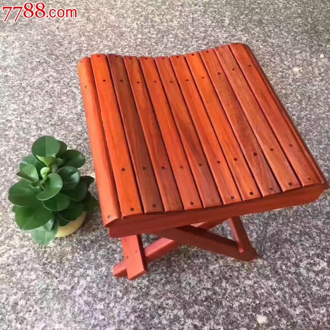 马扎凳描述红花梨马扎